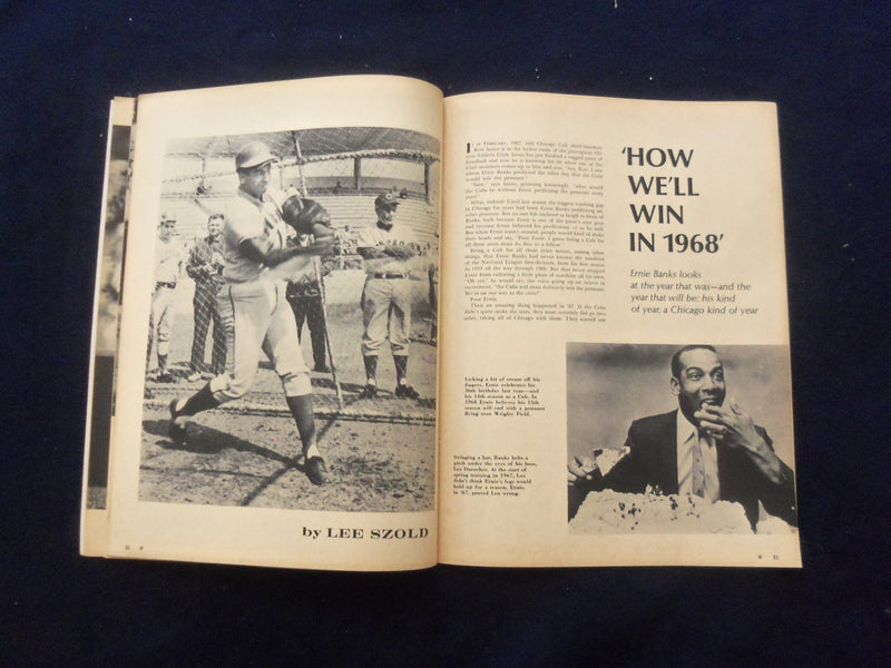 1968 BASEBALL ANNUAL MAGAZINE - CARL YASTRZEMSKI - LOU BROCK - SP 6118V