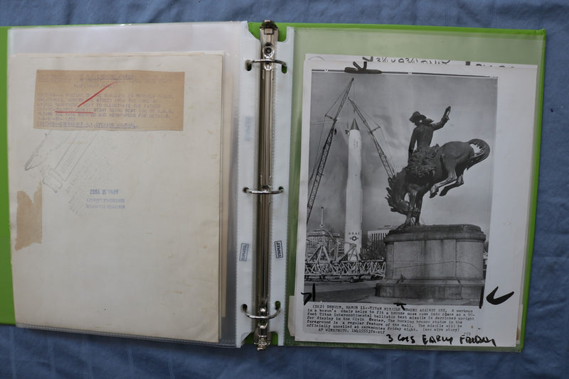 1920'S-1970'S ORIGINAL NEWS PHOTOS ALBUM - 35 PHOTOS - #107