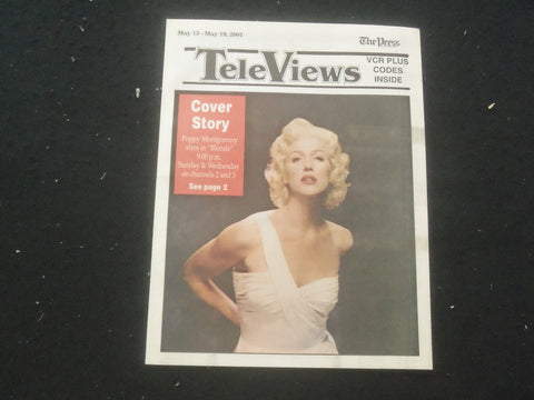 2001 MAY 13-19 PRESS OF A/C TELEVIEWS MAGAZINE - POPPY MONTGOMERY - SP 8013M