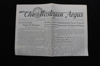 1957 MAY 14 THE WESLEYAN ARGUS SCHOOL NEWSPAPER - K 2943