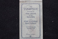 1928 OCTOBER 27 THE STAMPEDE ANNOUNCEMENT - THE STEVENS BALLROOM - K 2228