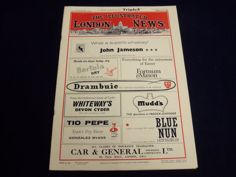 1961 MARCH 25 ILLUSTRATED LONDON NEWS MAGAZINE - DR. VERWOERD - E 8082
