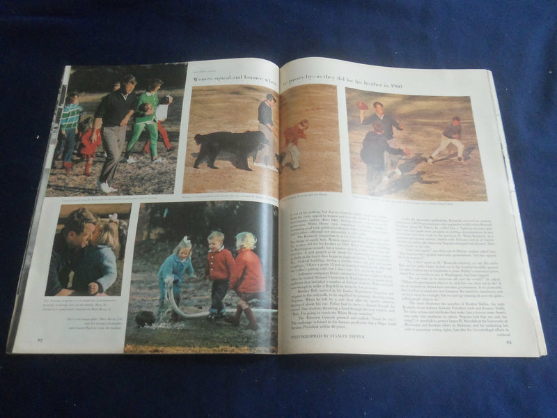 1963 MAY 21 LOOK MAGAZINE - BOBBY KENNEDY: HE HATES TO BE SECOND - LK 76