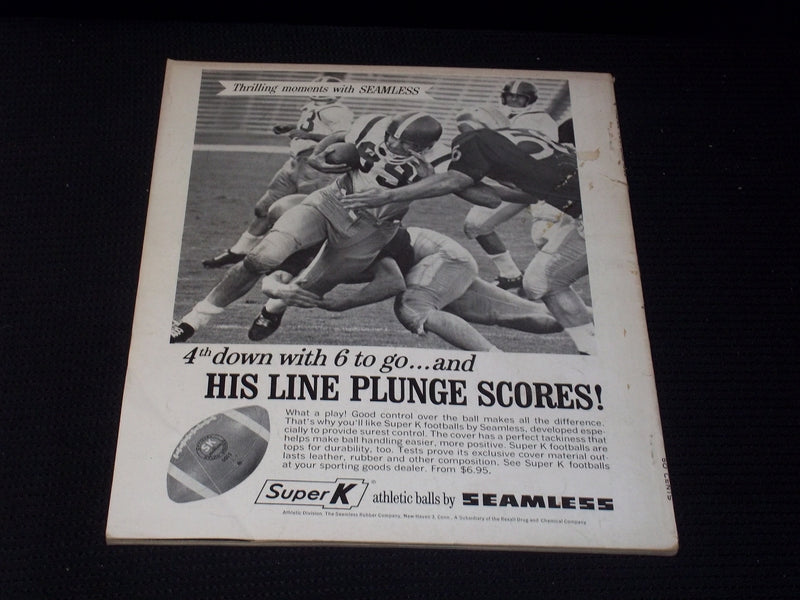 1962 INSIDE FOOTBALL MAGAZINE - JIM TAYLOR COVER - E 7898
