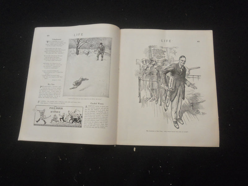 1916 MARCH 16 LIFE MAGAZINE - ANOTHER BABY BORN - L 762X