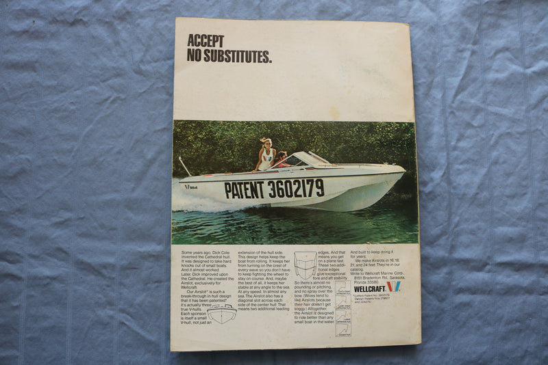 1974 JANUARY YACHTING MAGAZINE - SHOW ISSUE '74 COVER - E 9512