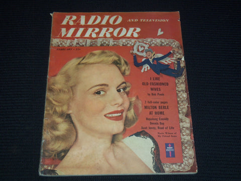 1950 FEBRUARY RADIO TELEVISION MIRROR MAGAZINE - MARIE WILSON COVER - E 12477