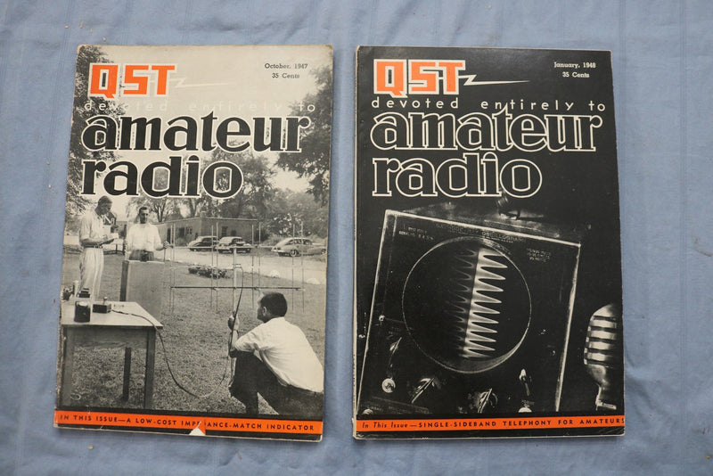 1934-1951 QST AMATEUR RADIO MAGAZINE - LOT OF 18 - O 3912