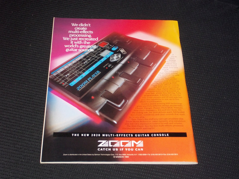 1994 MAY GUITAR FOR THE PRACTICING MUSICIAN MAGAZINE - PANTERA - E 316
