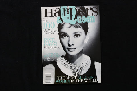 1996 JUNE HARPER'S & QUEEN MAGAZINE - AUDREY HEPBURN COVER - E 24406