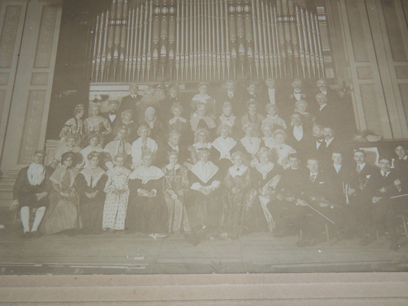 1898 OLD FOLKS CONCERT MOUNTED PHOTO - 10x12 - #184