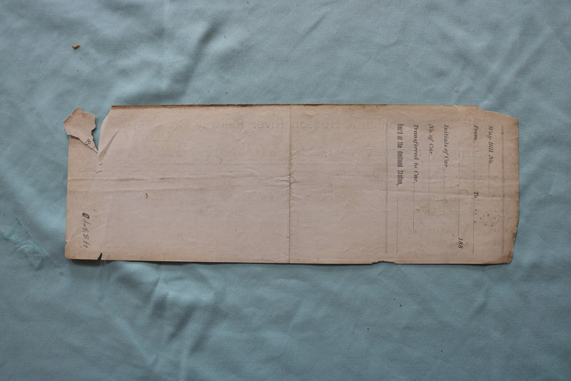 1888 WAY-BILL OF MERCHANDISE RAILROAD - 3 PIECES - K 3326