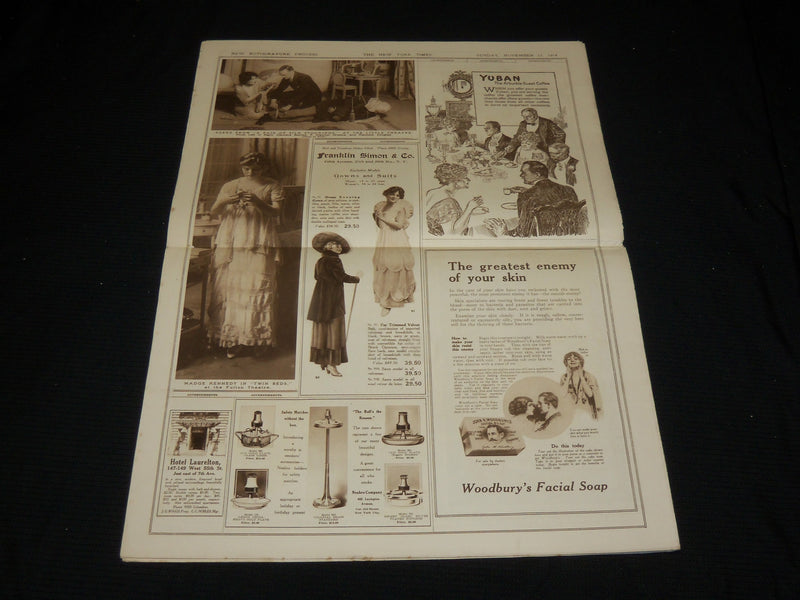 1914 NOVEMBER 15 NEW YORK TIMES PICTURE SECTION - ANTWERP - NP 5610