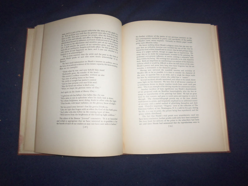 1948 MARTIN JOHNSON HEADE HARDCOVER BOOK BY ROBERT G. MCINTYRE - KD 8153