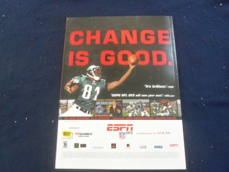 2004 SEP 20 GAMEDAY MAGAZINE- PHILADELPHIA EAGLES VS MINNESOTA VIKINGS -ST 2968P