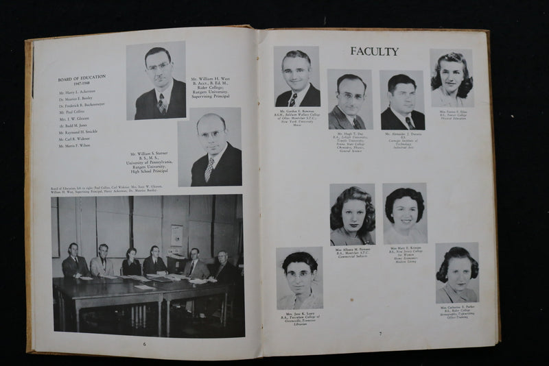 1948 THE CLARION BELVIDERE HIGH SCHOOL YEARBOOK - BELVIDERE, NEW JERSEY- YB 3435