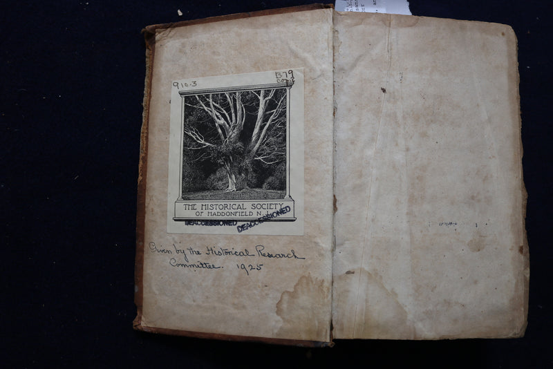 1806 BROOKES'S GENERAL GAZETTE - FOLD-OUT MAPS HARDCOVER BOOK BY - KD 9437