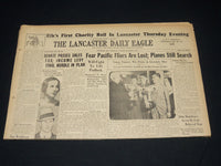 1934 THE LANCASTER DAILY EAGLE NEWSPAPER LOT OF 2 ISSUES - OHIO - NP 4860