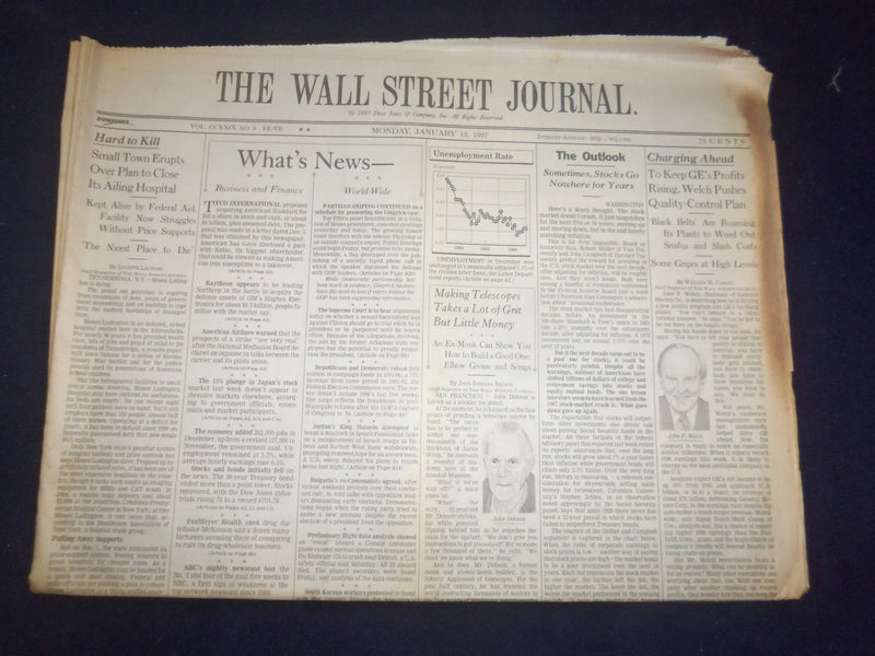 1997 JAN 13 THE WALL STREET JOURNAL-JOHN WELCH PUSHES QUALITY CONTROL PLAN-WJ 73