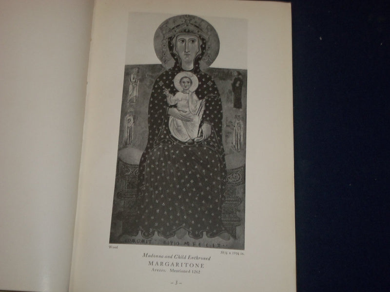 1945 PAINTINGS & SCULPTURE FROM THE KRESS COLLECTION SOFTCOVER BOOK - J 1645