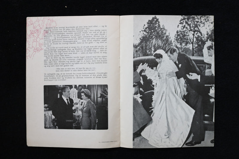1950 FATHER OF THE BRIDE - DANISH MAGAZINE - ELIZABETH TAYLOR COVER - E 26430