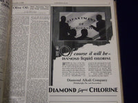 1931 OCT-DEC CHEMICALS MAGAZINE BOUND VOLUME PRICE TRENDS IMPORTS ADS - KD 663