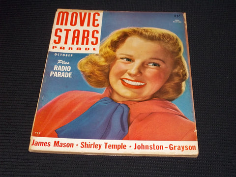 1947 OCTOBER MOVIE STARS PARADE MAGAZINE - JUNE ALLYSON FRONT COVER - E 15107