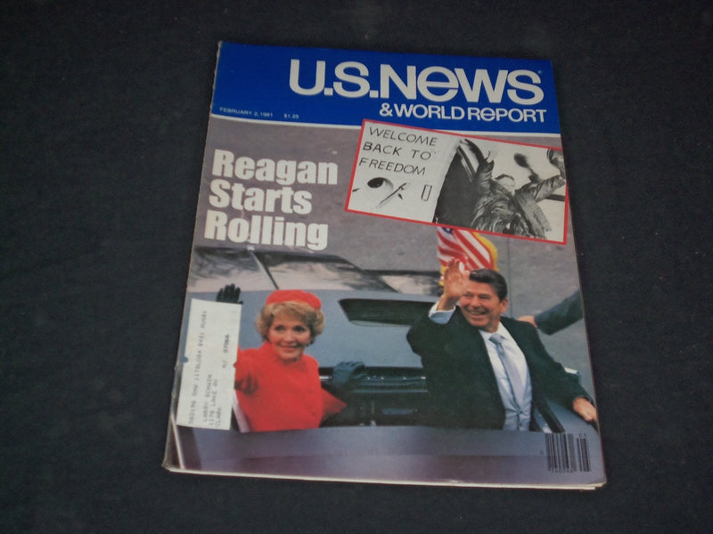 1981 FEBRUARY 2 U.S. NEWS & WORLD REPORT MAGAZINE- RONALD & NANCY REGAN -SP 6331