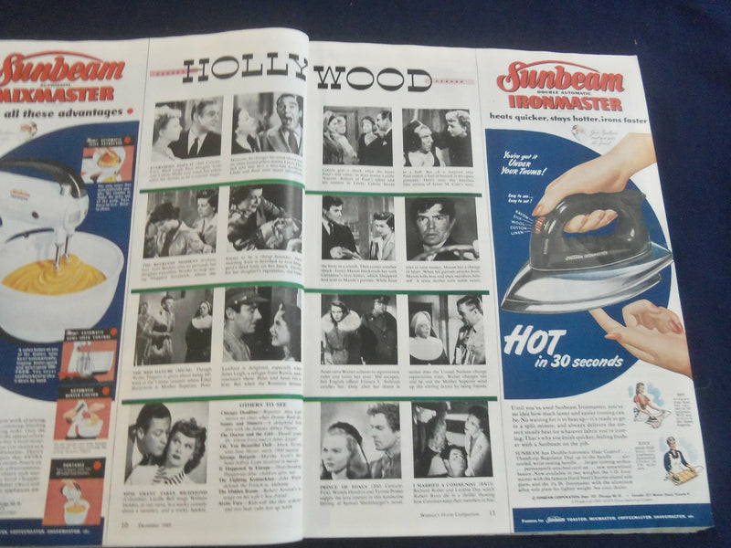 1949 DEC WOMAN'S HOME COMPANION MAGAZINE - MERRY CHRISTMAS TO ALL - ST 1115E