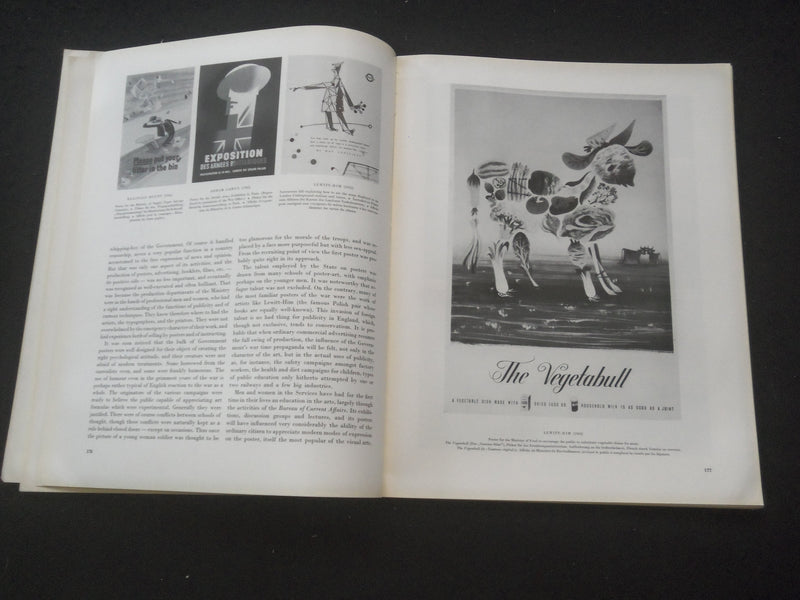 1946 MARCH/APRIL GRAPHIS MAGAZINE - FRENCH-ENGLISH-GERMAN TEXT - SP 8013T