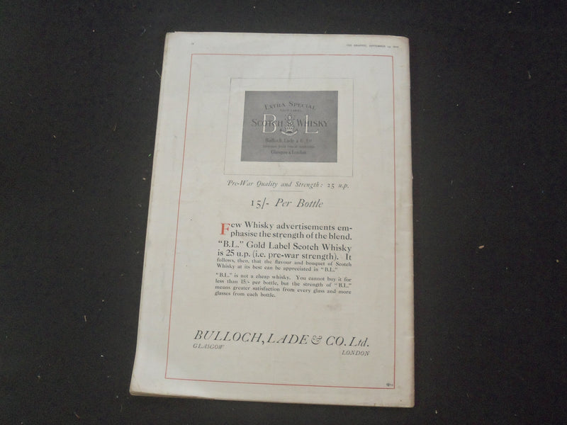 1924 SPTEMBER 13 THE GRAPHIC MAGAZINE - TRANSFORMING OLD FOLKSTONE - SP 8013Z