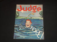 1931 AUGUST 15 JUDGE MAGAZINE - GOLFER UNDER WATER - FORE! - ST 5695