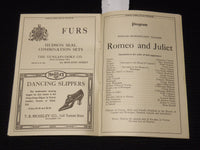 1915 BOSTON OPERA HOUSE PROGRAM - ROMEO & JULIET - K 590