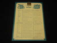 1969 BANK OF MIDDLETON WISCONSIN CALENDAR - K 2606