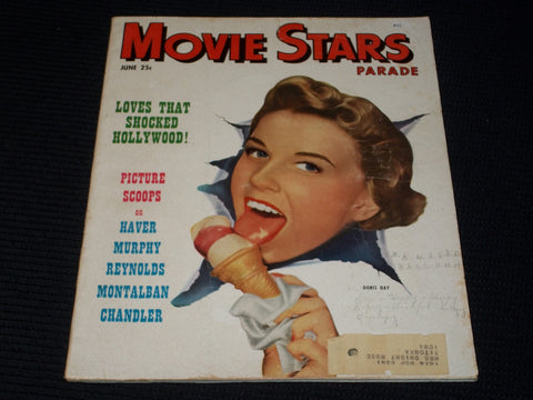 1951 JUNE MOVIE STARS PARADE MAGAZINE - DORIS DAY FRONT COVER - E 1421