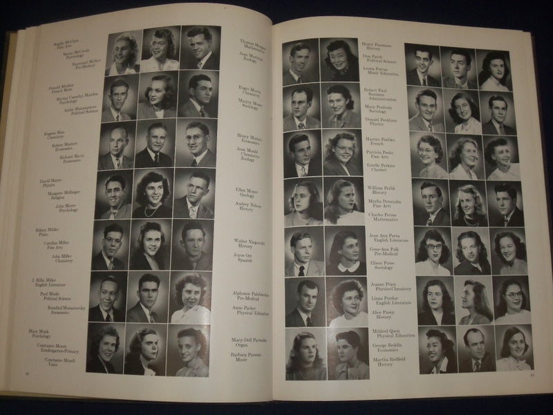 1948 HI O HI OBERLIN COLLEGE OHIO YEARBOOK - GREAT PHOTOS - YB 4