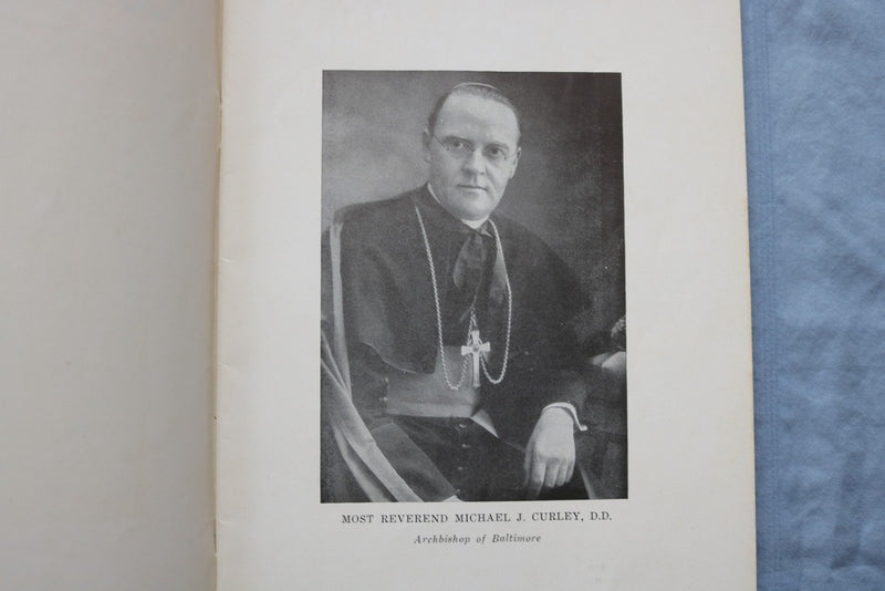 1937 CATHOLIC STUDENTS MISSION CONVENTION PROGRAM - AUTOGRAPHS - K 3119