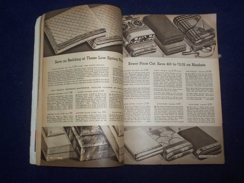 1952 MONTGOMERY WARD MIDSPRING SALE BOOK CATALOG-SOFTCOVER - CHICAGO, IL- J 9317