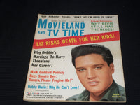 1961 JANUARY MOVIELAND & TV TIME MAGAZINE - ELVIS PRESLEY FRONT COVER - E 3482