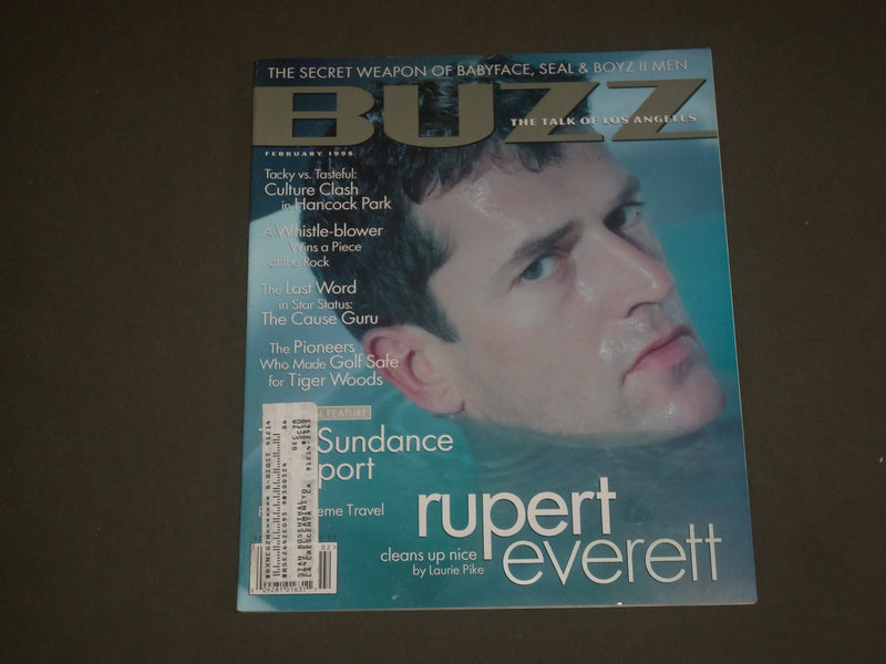 1998 FEBRUARY BUZZ MAGAZINE - RUPERT EVERETT - B 512
