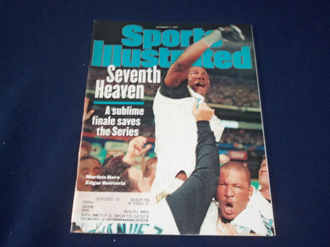 1997 NOVEMBER 3 SPORTS ILLUSTRATED MAGAZINE - EDGAR RENTERIA - SP 9122