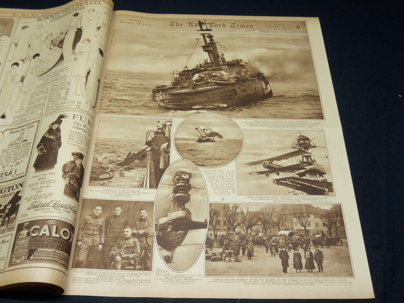 1918 DECEMBER 29 NEW YORK TIMES PICTURE SECTION - WILSON IN PARIS - NT 8815