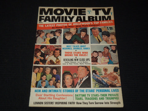 1970 NO. 6 MOVIE-TV FAMILY ALBUM MAGAZINE - HOLLYWOOD FAMILIES COVER - E 16270
