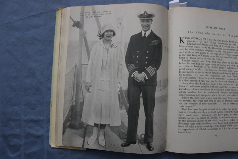 1948 SILVER WEDDING- 25 ROYAL YEARS HARDCOVER BOOK BY LOUIS WULFF - KD 9369