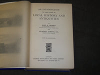 1910 LOCAL HISTORY AND ANTIQUITIES BOOK BY JOHN MORRIS & JORDAN - KD 5160
