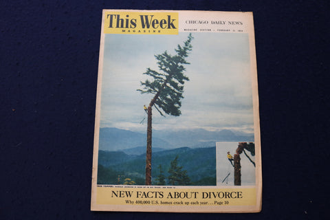 1953 FEBRUARY 21 THIS WEEK MAGAZINE - MARY MURPHY ARTICLE AND PHOTO - E 22962