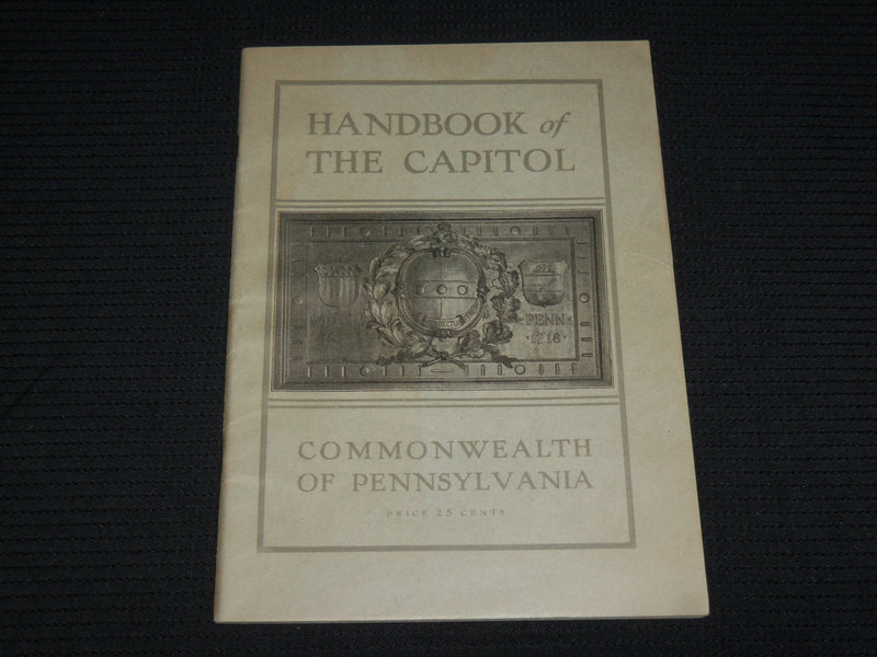 1906 HANDBOOK OF THE CAPITOL COMMONWEALTH OF PENNSYLVANIA - J 7019