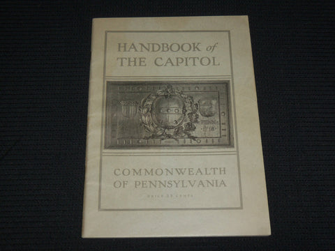 1906 HANDBOOK OF THE CAPITOL COMMONWEALTH OF PENNSYLVANIA - J 7019
