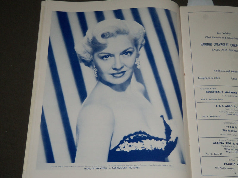 1952 MAY 21 THE GREATEST STATE SHOW ON EARTH PROGRAM - BOB HOPE - LEWIS - J 2360
