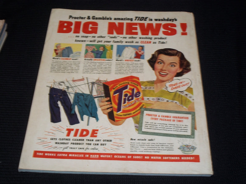 1949 AUGUST LADIES' HOME JOURNAL MAGAZINE - LOIS DRIVER FRONT COVER - E 4435